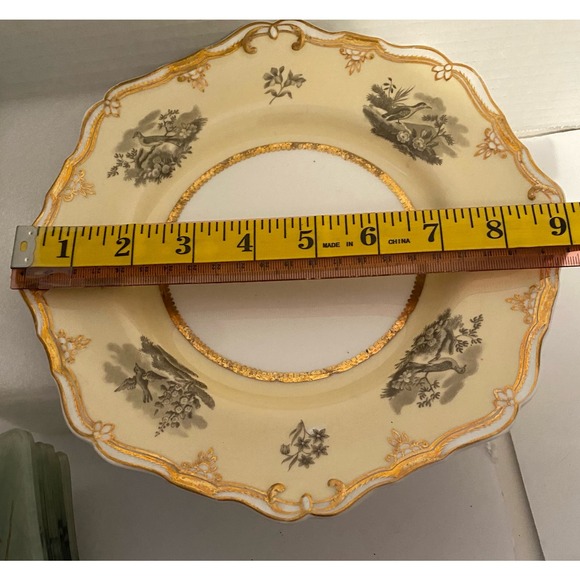 Antique Spode Felspar Porcelain Plates No. 4591 Plates Early 1800s Set of 4 - Picture 10 of 10